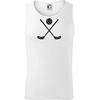 Florbalové hokejky - Tílko pánské Core - L ( Bílá )