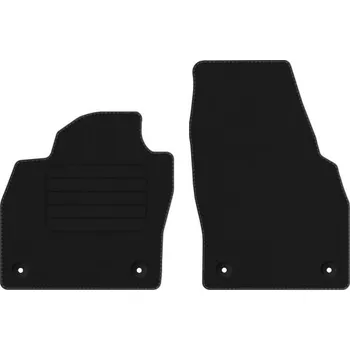 autokoberec Velurové autokoberce s upevněním v sadě Edecor