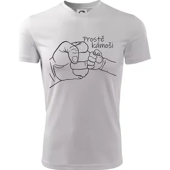 Chlapecké oblečení Prostě kámoši - ruka - Dětské triko sportovní (dresovina) - 158 cm/12 let ( Bílá )
