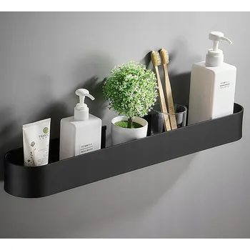 Drátěná police ZÁVĚSNÁ KOUPELNOVÁ POLICE BEZ VRTÁNÍ 60 cm