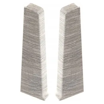 Levá koncovka, pravá koncovka Cezar hliník 22 x 75, délka 3 cm, dub