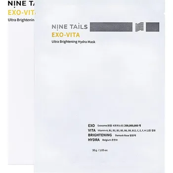 Pleťová maska NINE TAILS EXO-VITA Ultra rozjasňující hydratační maska 4 ks