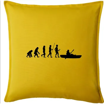 Polštář Evoluce kanoe krátká - Polštář 50x50 - 50x50 - Pouze potah ( Žlutá )