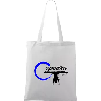 Capoeira club - bojovník - Taška bavlněná - 42 x 38 cm ( Bílá )
