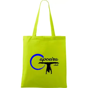 Capoeira club - bojovník - Taška bavlněná - 42 x 38 cm ( Limetková )