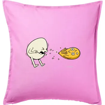 Polštář Vajíčko kejch - Polštář 50x50 - 50x50 - Pouze potah ( Růžová )
