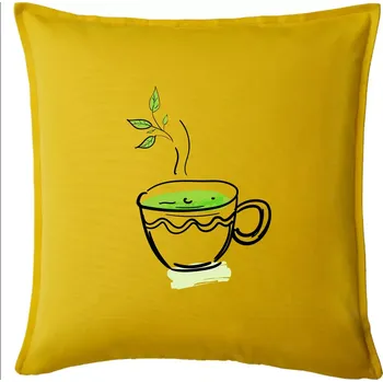 Polštář Hot matcha - Polštář 50x50 - 50x50 - Pouze potah ( Žlutá )