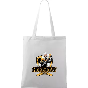 Hokejový bůh - Taška bavlněná - 42 x 38 cm ( Bílá )