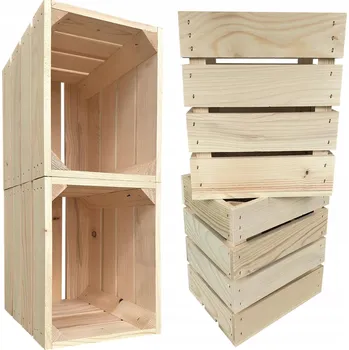 Květináč Dřevěná bedýnka květináč bedýnky 25 cm