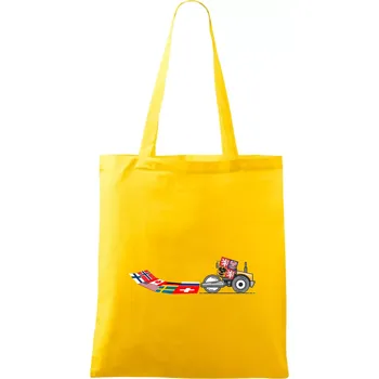 Hokej ČR válec - Taška bavlněná - 42 x 38 cm ( Žlutá )