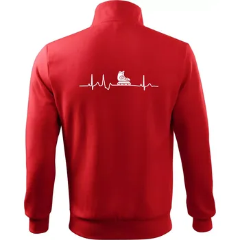 Pánská mikina EKG inline - Mikina bez kapuce Adventure - 2XL ( Červená )