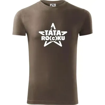 Pánská móda Táta roku rocku - Viper FIT - Pánské zůžené tričko - L ( Army )