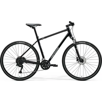 MERIDA CROSSWAY 300 GLOSSY BLACK(SILVER), vel. XXS