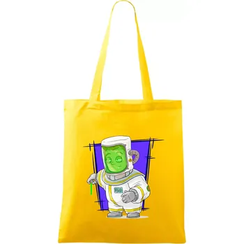 Vesmírný voják tmavě modrý - Taška bavlněná - 42 x 38 cm ( Žlutá )