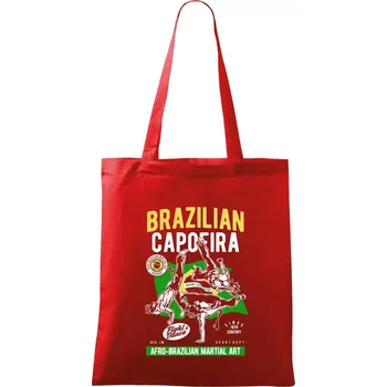 Brazilian Capoeira - Taška bavlněná - 42 x 38 cm ( Červená )