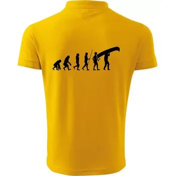 Pánská košile Evoluce kanoe nad hlavou - Polokošile pánská Pique Polo 203 - 2XL ( Žlutá )