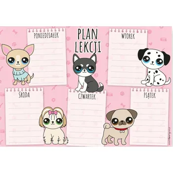 Sešit ROZVRH HODIN A5 ŠKOLNÍ PEJSCI HENRY