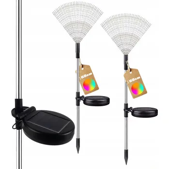 Venkovní osvětlení Solární Zahradní Lampa LED Pampeliška Ohňostroj Soumrak Senzor