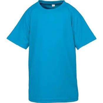 Chlapecké tílko Dětské rychleschnoucí sportovní piké tričko Spiro Aircool Barva: modrá azurová, Velikost: 140 (9-10 let)