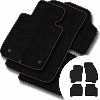 autokoberec Velurové autokoberce Motos 4 ks