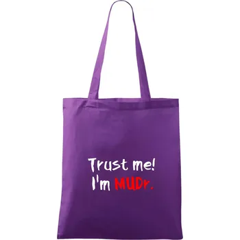 Trust me I´m MUDr. / Věř mi jsem MUDR. - Taška bavlněná - 42 x 38 cm ( Fialová )