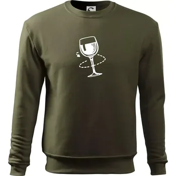Chlapecké tričko Víno someliér - Mikina Essential dětská - 158 cm/12 let ( Military )
