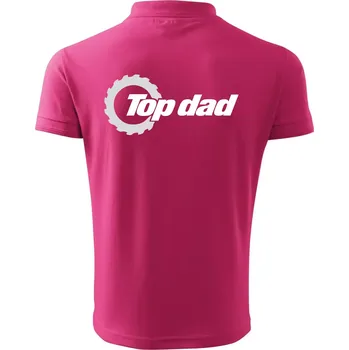 Pánská košile Top Dad - Polokošile pánská Pique Polo 203 - 4XL ( Purpurová )