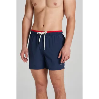 Pánské plavky PLAVKY GANT SHIELD SWIM SHORTS MARINE