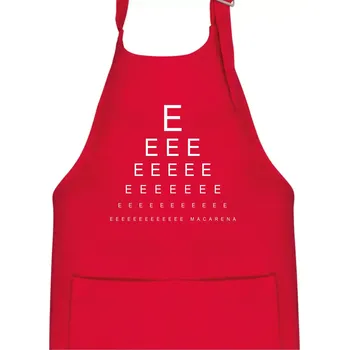 Kuchyňská zástěra EEE macarena - Dětská zástěra na vaření - Univerzální velikost ( Červená )