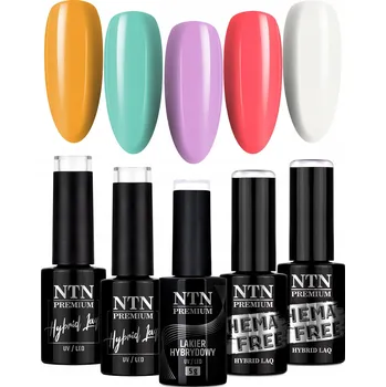 Velikonoční dekorace 5x Hybridní lak NTN 5g Jaro Jarní Pastelové Velikonoční Kraslice