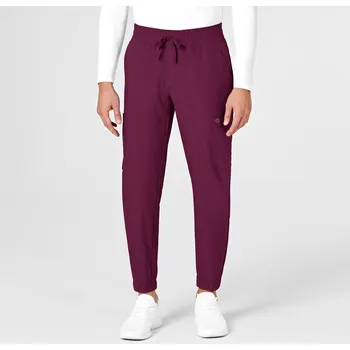 Pánské kalhoty WonderWink Kalhoty CLYDE MAN, různé barvy Velikost M WINE