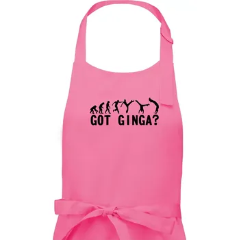 Kuchyňská zástěra Capoeira - Got Ginga - Pánská zástěra na vaření - Univerzální velikost ( Růžová )