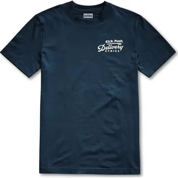 Pánská móda tričko Etnies Kick Puch - Navy/Tan L