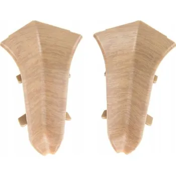 Vnitřní roh Cezar hliníkový 10 x 10, délka 10 cm, Jasan Světlý