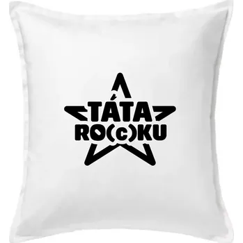 Polštář Táta roku rocku - Polštář 50x50 - 50x50 - Pouze potah ( Bílá )