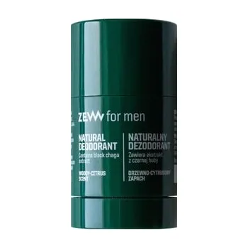 Tělový krém ZEW for Men Natural deodorant with black chaga GREEN Deodorantová tyčinka
