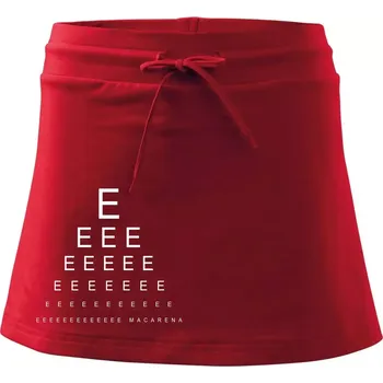 Dámská sukně EEE macarena - Sportovní sukně - two in one - S ( Červená )