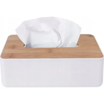 Zásobník na papírové ručníky Krabička Na Ubrousky Orion 126002 26x13x8 cm bílý