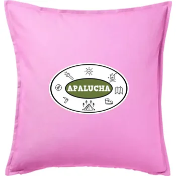 Polštář Apalucha logo - Polštář 50x50 - 50x50 - Pouze potah ( Růžová )