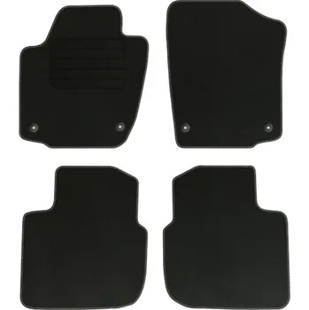 autokoberec Velurové autokoberce s upevněním v sadě Edecor