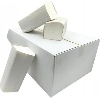 Papírový ručník Papírové ručníky skládané ZZ bílé, 100% celulóza, s atestem PZH