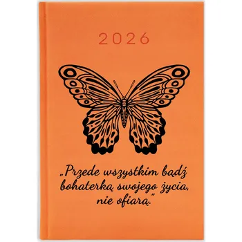 Kalendář Knižkový kalendář 2026 A5 oranžový
