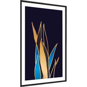 Obraz Plakát na zeď ABSTRAKTNÍ Dlouhé Listy 50x70