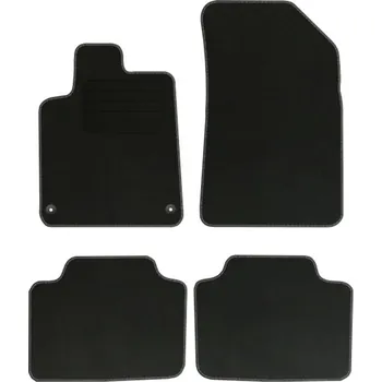 autokoberec Velurové autokoberce s upevněním v sadě Edecor