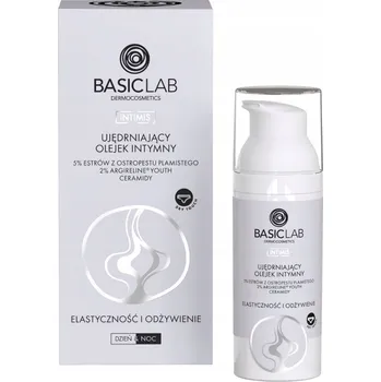 Tělový olej Basiclab Intimis intimní olej pro zpevnění pokožky 50 ml