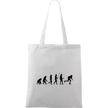 Evoluce inline žena - Taška bavlněná - 42 x 38 cm ( Bílá )