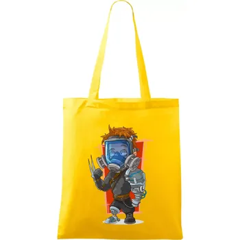 Vesmírný voják červený - Taška bavlněná - 42 x 38 cm ( Žlutá )