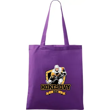 Hokejový bůh - Taška bavlněná - 42 x 38 cm ( Fialová )