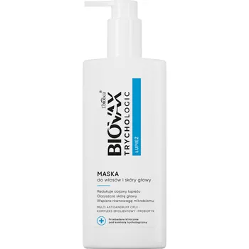 Vlasová regenerace L'biotica Biovax Trychologic Maska proti lupům na vlasy a pokožku hlavy 200 ml