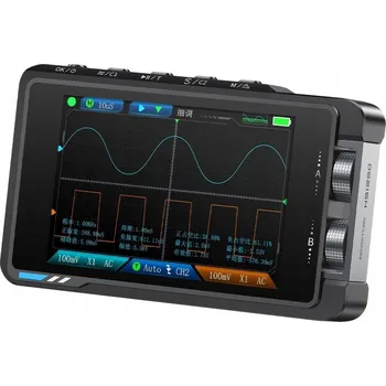 Osciloskop FNIRSI DS215H Digitální osciloskop s generátorem signálu DDS, 2 kanály, 50 MHz